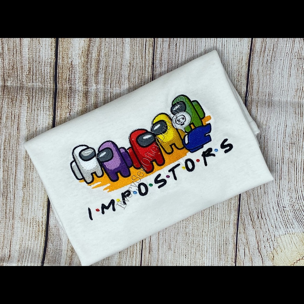 Kids Imposters embroidered shirt
